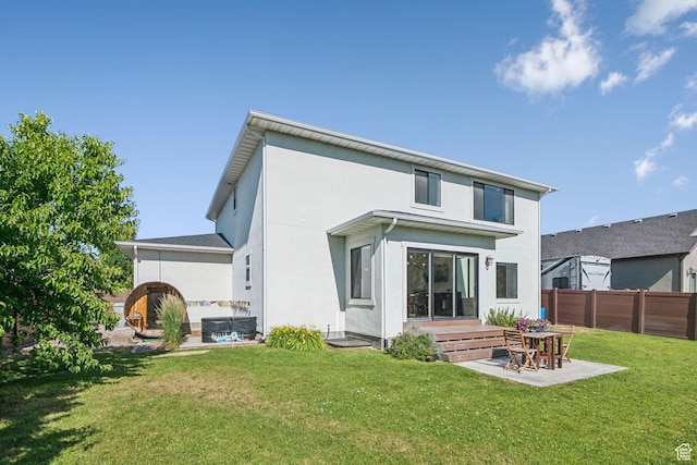 67 N 300 E, Vineyard, UT 84059 - back of property featuring a patio area and stucco siding