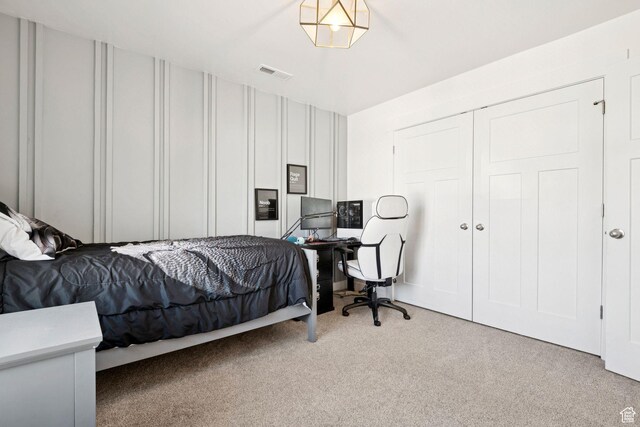 67 N 300 E, Vineyard, UT 84059 - bedroom with light colored carpet and a closet