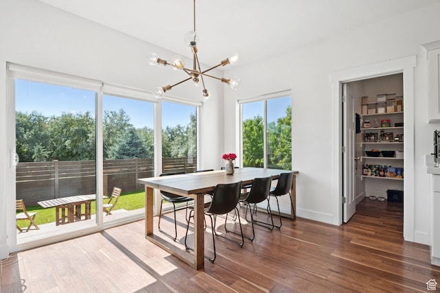 67 N 300 E, Vineyard, UT 84059 - dining space with a chandelier and wood finished floors