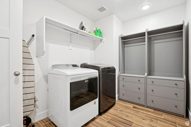 67 N 300 E, Vineyard, UT 84059 - laundry area featuring separate washer and dryer and light wood-style flooring