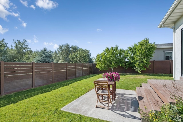 67 N 300 E, Vineyard, UT 84059 - fenced backyard with a patio and a deck