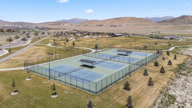 2144 E Easter Dr, Eagle Mountain, UT 84005 - bird's eye view of a mountainous background