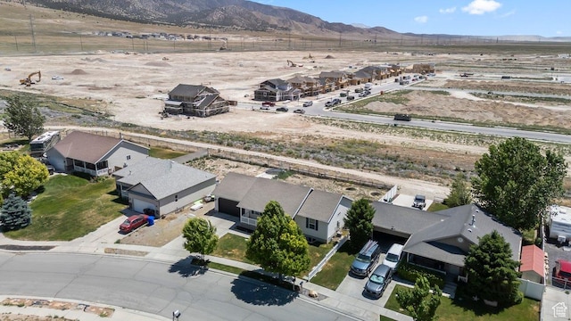 2144 E Easter Dr, Eagle Mountain, UT 84005 - overview of rural landscape featuring mountains and nearby suburban area