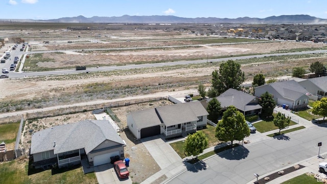 2144 E Easter Dr, Eagle Mountain, UT 84005 - aerial view of residential area with mountains