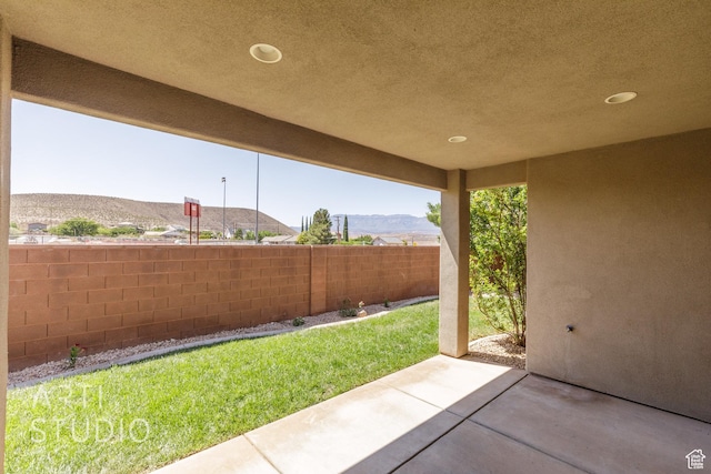943 N 100 W, Hurricane, UT 84737 - view of patio with a mountain view
