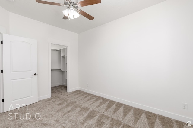 943 N 100 W, Hurricane, UT 84737 - unfurnished bedroom with carpet floors, a spacious closet, ceiling fan, and a closet