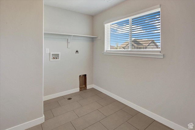 12232 S Sigmon Ln, Herriman, UT 84096 - washroom featuring washer hookup, electric dryer hookup, and tile patterned floors
