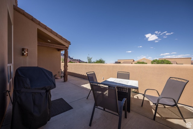 3686 S Spanish Valley Dr Unit Y1, Moab, UT 84532 - view of patio featuring outdoor dining area and area for grilling