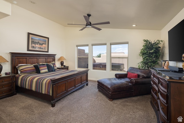 3686 S Spanish Valley Dr Unit Y1, Moab, UT 84532 - carpeted bedroom featuring recessed lighting and a ceiling fan