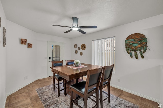 504 E Telegraph St Unit 89, Washington, UT 84780 - dining space featuring ceiling fan and light tile patterned floors