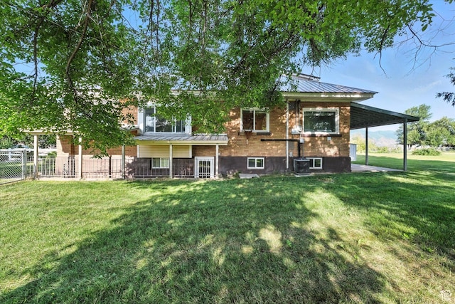 3074 W 3200 N, Benson, UT 84335 - back of property featuring a metal roof and brick siding