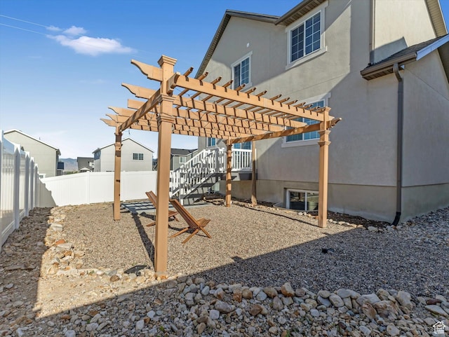 406 W Tesla Ct, Grantsville, UT 84029 - fenced backyard with a pergola