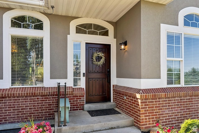 1036 E Fairway Dr, North Salt Lake, UT 84054 - entrance to property featuring stucco siding and brick siding