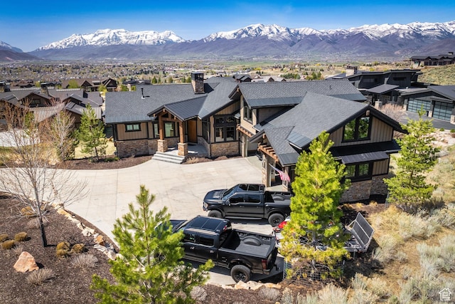 1467 N Chimney Rock Rd, Heber City, UT 84032 - view of mountain background featuring nearby suburban area