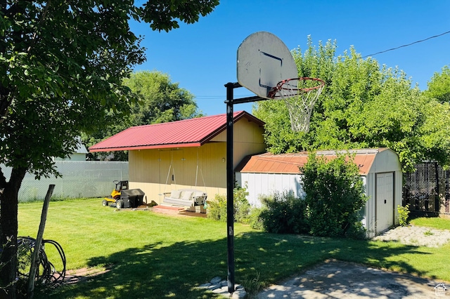 230 E 300 S, Ephraim, UT 84627 - view of yard featuring a storage unit