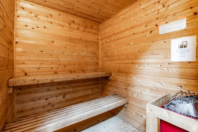 1500 Three Kings Dr Unit 35, Park City, UT 84060 - relaxing sauna / steam room featuring wood walls and wood ceiling