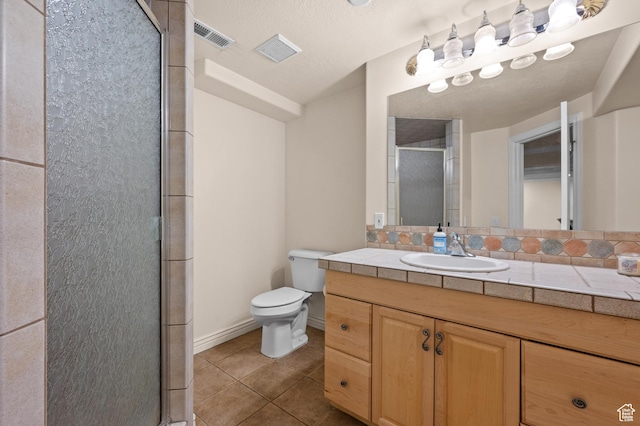 5864 Majestic Pine Dr, Murray, UT 84107 - full bathroom with a shower stall, vanity, and tile patterned floors