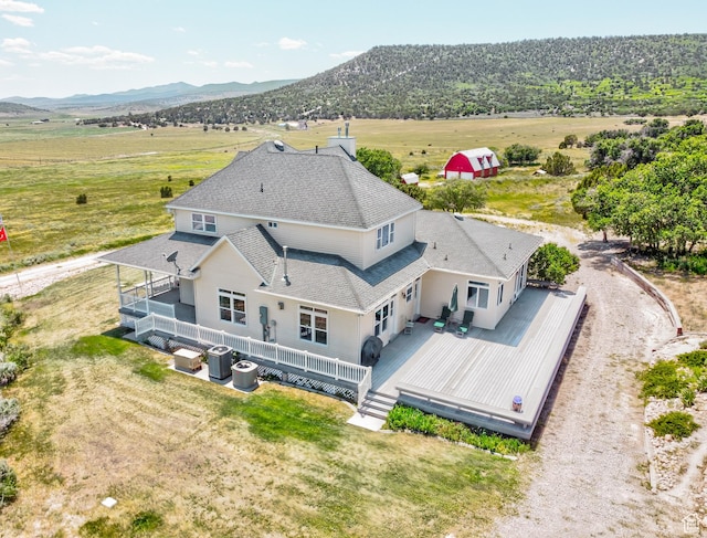 30455 N 11000 E, Fairview, UT 84629 - view from above of property with a mountain backdrop