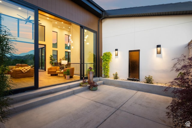 1882 N Main St, Mapleton, UT 84664 - entrance to property with a patio area and an outdoor living space