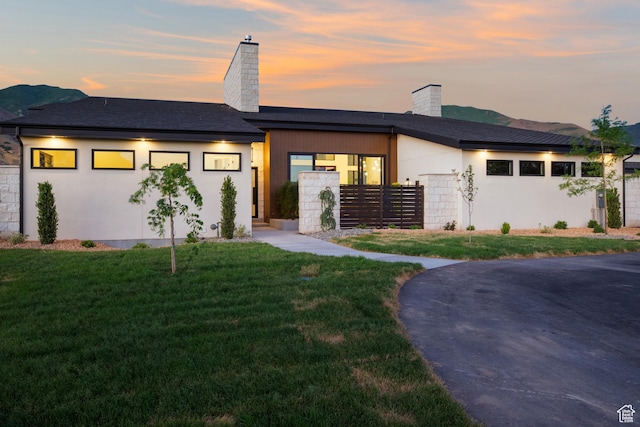 1882 N Main St, Mapleton, UT 84664 - view of front of property with a chimney and stucco siding