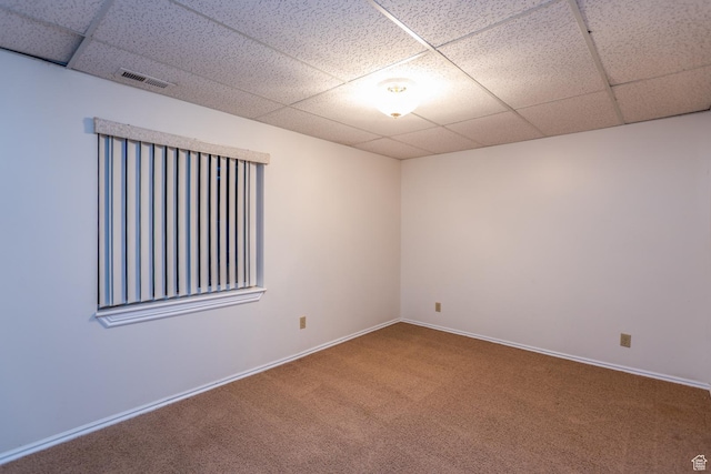 192 N 690 E, Tooele, UT 84074 - carpeted spare room with a paneled ceiling and baseboards