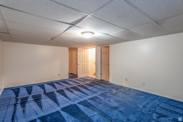 192 N 690 E, Tooele, UT 84074 - finished basement featuring a drop ceiling and carpet floors