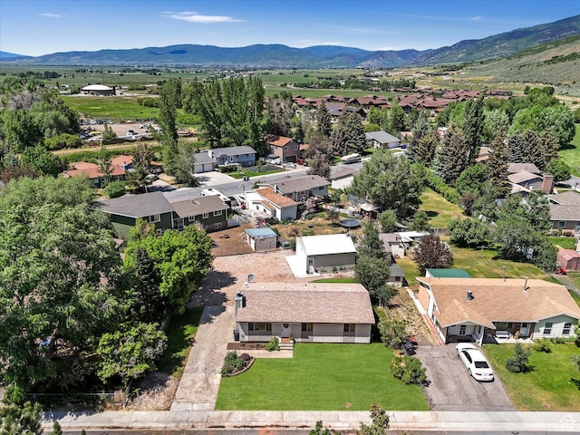 155 Hawthorne, Kamas, UT 84036 - aerial perspective of suburban area with a mountainous background