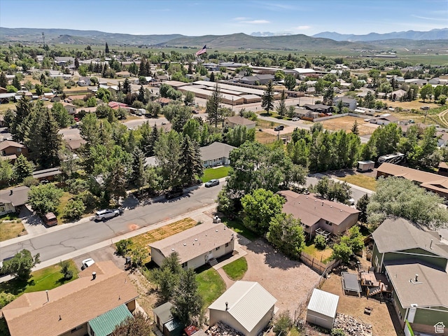 155 Hawthorne, Kamas, UT 84036 - aerial view of residential area featuring a mountain backdrop