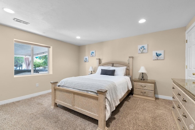 352 E Maple Dr, Alpine, UT 84004 - bedroom with light carpet and recessed lighting