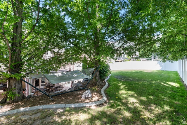 352 E Maple Dr, Alpine, UT 84004 - fenced backyard with a patio