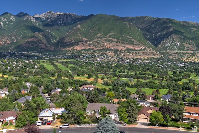 11789 S Nicklaus Rd, Sandy, UT 84092 - aerial perspective of suburban area with a mountainous background