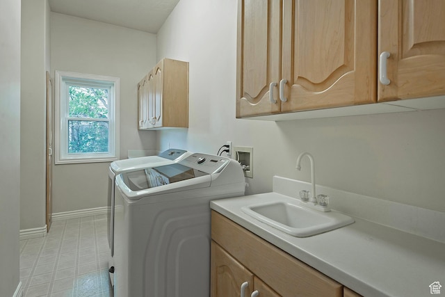 11789 S Nicklaus Rd, Sandy, UT 84092 - laundry area with separate washer and dryer, cabinet space, and light floors