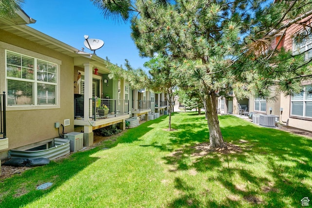 14857 S Treseder St, Draper, UT 84020 - view of green lawn with a wooden deck