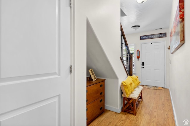 14857 S Treseder St, Draper, UT 84020 - foyer featuring light wood finished floors and stairs