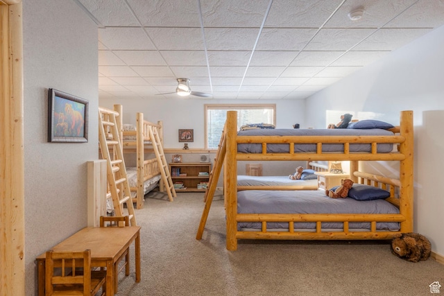 654 Sugar Pine Dr, Oakley, UT 84055 - carpeted bedroom featuring a paneled ceiling