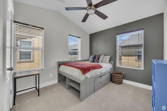 169 W Barry Links Way S, Salt Lake, UT 84115 - carpeted bedroom featuring lofted ceiling and ceiling fan