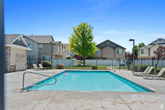 452 N Kent Dr, North Salt Lake, UT 84054 - community pool with a residential view and a patio area