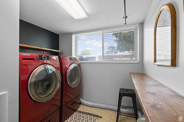 440 E Willow Ave, Murray, UT 84107 - laundry area featuring tile patterned flooring and separate washer and dryer