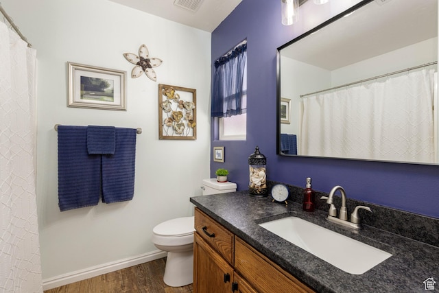 2403 S 725 W, Hurricane, UT 84737 - bathroom featuring wood finished floors and vanity