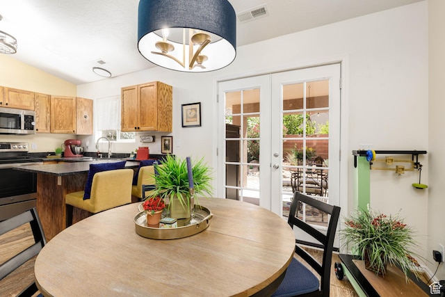 2403 S 725 W, Hurricane, UT 84737 - dining room featuring french doors