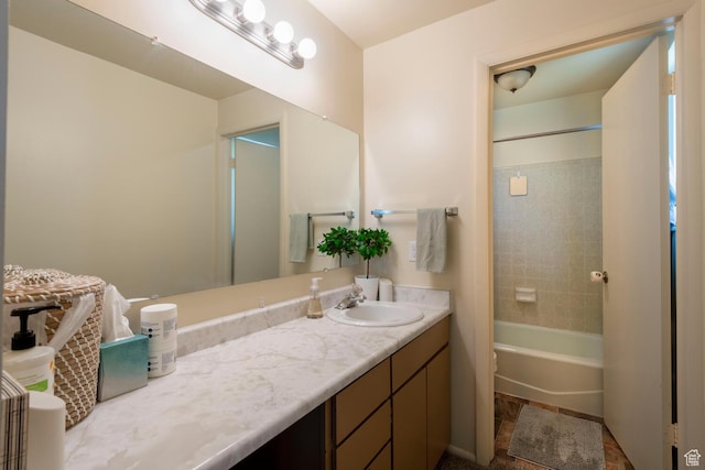 1949 E Jeremy Dr S, Salt Lake City, UT 84121 - bathroom with vanity and shower / washtub combination