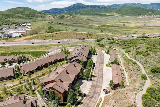 1261 W Black Rock Trl Unit 39D, Kamas, UT 84036 - aerial overview of property's location featuring mountains