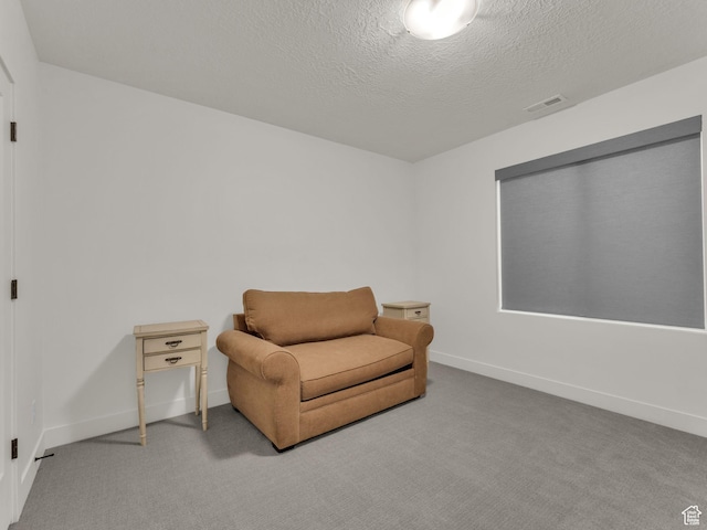 11609 S Dorian Dr W, South Jordan, UT 84009 - sitting room with carpet flooring and a textured ceiling