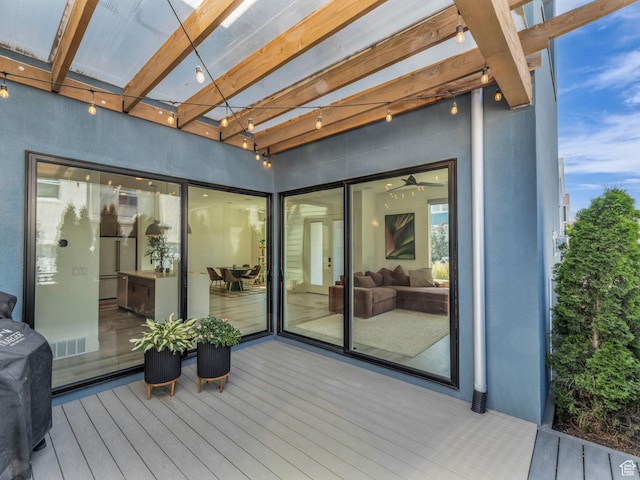 11609 S Dorian Dr W, South Jordan, UT 84009 - wooden deck with a pergola
