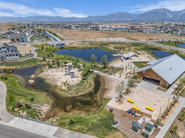 11609 S Dorian Dr W, South Jordan, UT 84009 - aerial perspective of suburban area featuring a water and mountain view