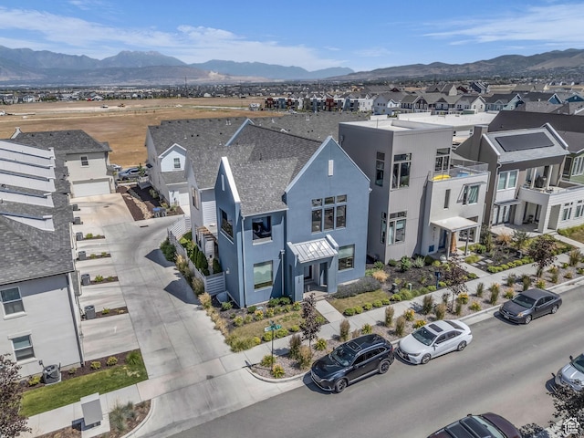 11609 S Dorian Dr W, South Jordan, UT 84009 - aerial view of residential area featuring mountains