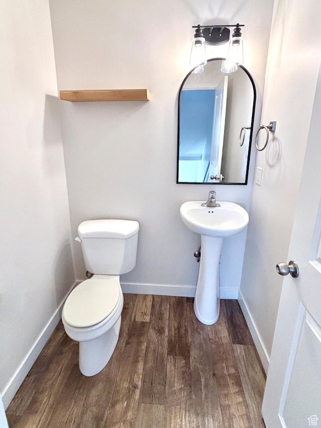 5382 W Tioga Pl, Herriman, UT 84096 - half bathroom with wood finished floors