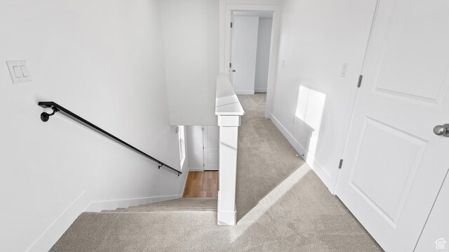 1068 E 1930 S Unit 421, Heber City, UT 84032 - stairway featuring carpet flooring and baseboards