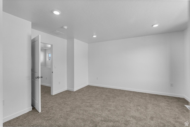 1557 E 720 N Unit 1070, Salem, UT 84653 - carpeted spare room with recessed lighting and a smoke detector