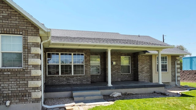 65 E 300 S, Salina, UT 84654 - property entrance featuring a porch and a shingled roof